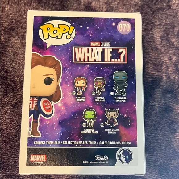Captain Carter What If Funko Pop 870 Disney Marvel Season Two Agent Peggy Carter - Picture 4 of 5